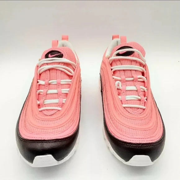 Nike Pink and Black Air Max 97 Sneakers - Picture 2 of 10